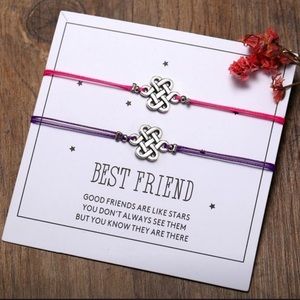 Friendship Bracelets with Inspirational Card.
